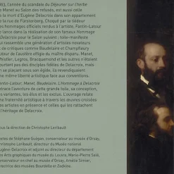 Catalogue d'exposition Fantin-Latour, Manet, Baudelaire. L'Hommage à Delacroix