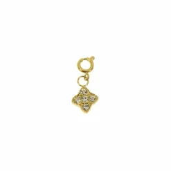 Sale Charm Château de Versailles - Trèfle à strass - Les Cleias Bracelets