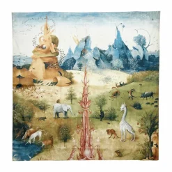 Écharpe en soie Jérôme Bosch - Le jardin des délices - Musée du Prado 120 x 120 cm