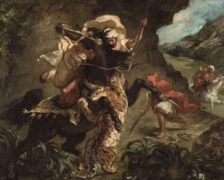 Chasse au tigre (toiles encadrées)