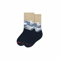 Chaussettes Hokusai - Grande Vague Modèle bébé 1-2 ans / 19-22