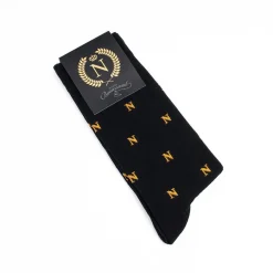 Chaussettes Napoléon "N" allover - Maison broussaud