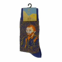 Chaussettes Vincent van Gogh - Autoportrait bleu41/46 - Musée d'Orsay