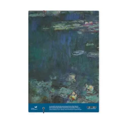 Chemise à élastique Claude Monet - Nymphéas, Reflets verts - A4