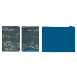 Chemise à élastique Claude Monet - Nymphéas, Reflets verts - A4