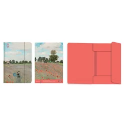 Clearance Chemise à élastique Claude Monet - Coquelicots, 1873 - A4 Chemises Et Sous-Chemises