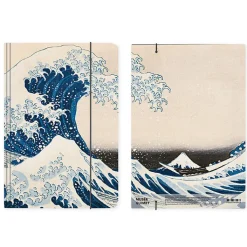 Online Chemise à élastique Katsushika Hokusaï - Sous la grande vague au large de la côte à Kanagawa, 1830-1832 - A4 Chemises Et Sous-Chemises