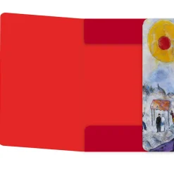 Chemise à élastique Marc Chagall - Les mariés de la tour Eiffel - A4 Chemises Et Sous-Chemises