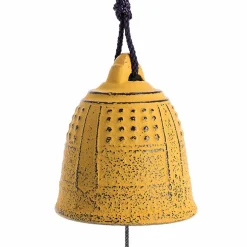 Cloche en fonte Campana Feng Shui Furin Iwashu - Jaune