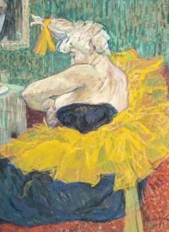 Clownesse Cha-U-Kao (détail), 1895 (panneaux aluminium)