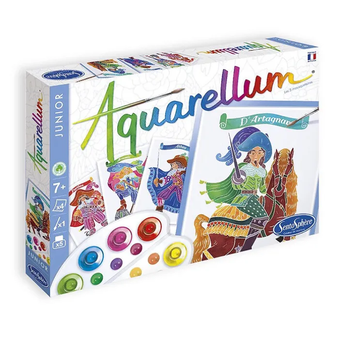 Coffret Aquarellum Junior - Les Trois Mousquetaires