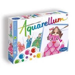 Hot Coffret Aquarellum Junior - Princesses Loisirs Créatifs