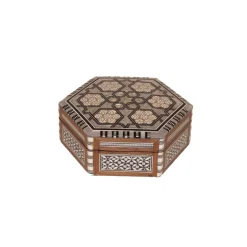 New Coffret bois et nacre héxagonal Art De La Maison