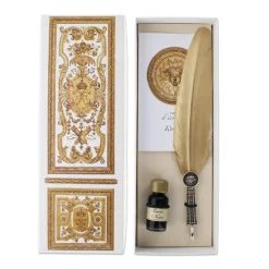 Coffret d'écriture Château de Versailles Plume dorée