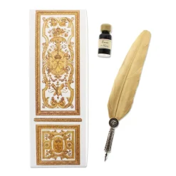 Coffret d'écriture Château de Versailles Plume dorée