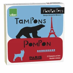 Online Coffret de 23 Tampons en bois François Pompon - Pompon Toys Loisirs Créatifs