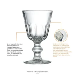 Coffret de 6 verres à eau Périgord - La Rochère
