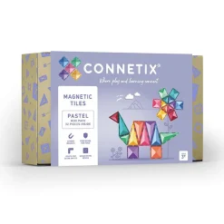 New Coffret 32 pièces Tuiles magnétiques Pastel - Connetix Jeux
