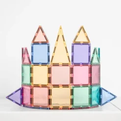 New Coffret 32 pièces Tuiles magnétiques Pastel - Connetix Jeux