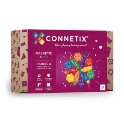Discount Coffret 30 pièces Tuiles magnétiques Géomètrie Rainbow - Connetix Jeux
