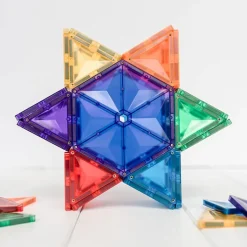 Discount Coffret 30 pièces Tuiles magnétiques Géomètrie Rainbow - Connetix Jeux