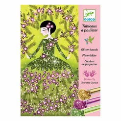 Discount Coffret Tableaux à pailleter - Robes à paillettes - Djeco Loisirs Créatifs