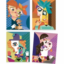 Collages et stickers Diego Lizan inspiré par Pablo Picasso - Djeco