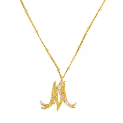 Collier Monogramme Marie-Antoinette - Les Néréides Paris