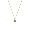 Collier-pendentif Égyptien Œil - Chaîne boules 60cm