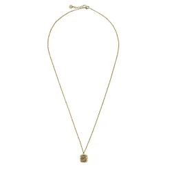 Collier-pendentif Égyptien Œil - Chaîne boules 60cm