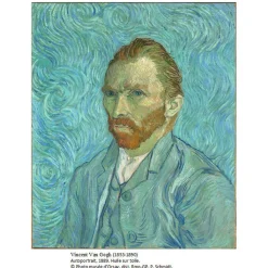 New Collier Vincent van Gogh - Portrait de l'artiste Colliers Et Pendentifs