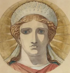 Comptoir d'Escompte : frise supérieure de la façade : Europa (toiles encadrées)