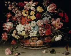 Corbeille de fleurs (affiches d'art)