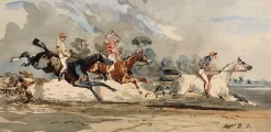 Course de chevaux (panneaux aluminium)