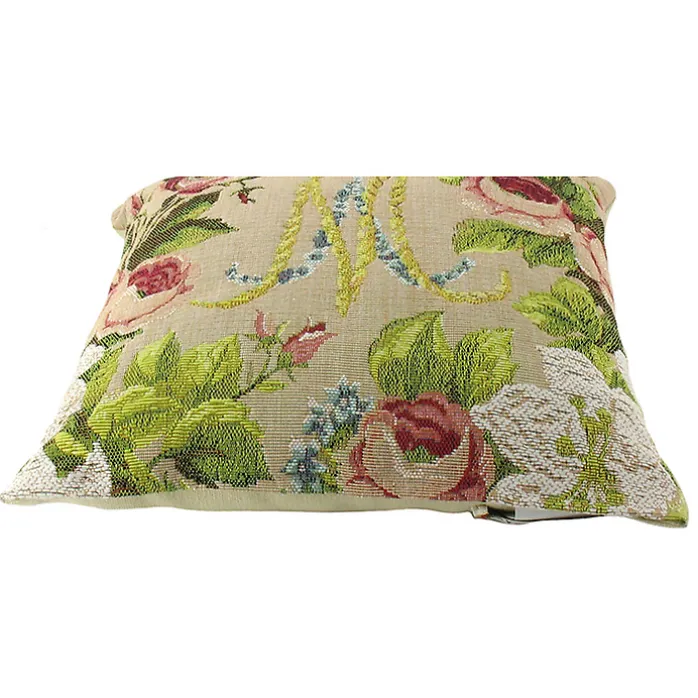 Coussin carré tapisserie Marie-Antoinette