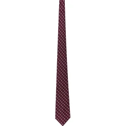 Cravate Fleurs de lys - Rouge
