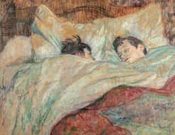 Dans le lit (détail), vers 1892 (affiches d'art)