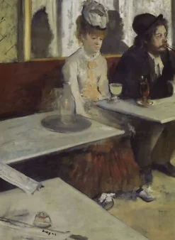 Dans un café, dit aussi l'absinthe (affiches d'art encadrées)