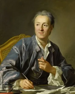 Denis Diderot, écrivain (panneaux aluminium)