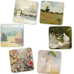 6 dessous de verre Monet