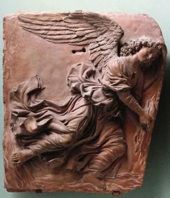 Deux anges volant (détail) (panneaux acryliques)