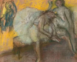Deux danseuses au repos (panneaux aluminium)