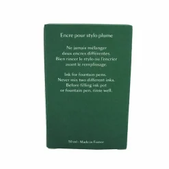 Encre pour stylo plume vert Empire avec chiffre N de Napoléon