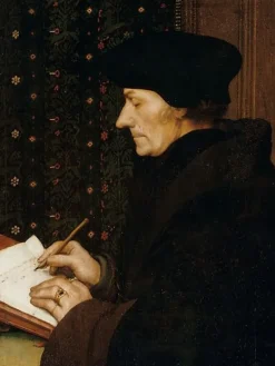 Erasme écrivant (1467-1536) (toiles sans cadre)