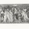 Estampe Allégorie du printemps - Botticelli