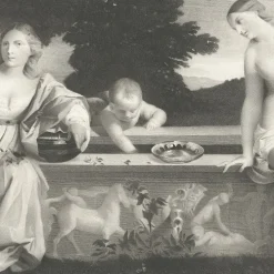 Estampe Amour sacré et Amour profane - Titien