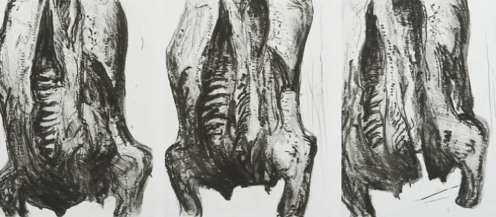 Estampe Carcasses - Philippe Cognée