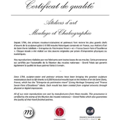 Estampe Coupole du salon de la Guerre