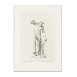 Estampe Faune dansant et jouant des cymbales