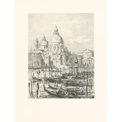 Best Estampe Église de la Salute à Venise - Henri-Lucien Cheffer Architecture Et Villes